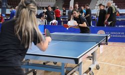 Antakya'da masa tenisi turnuvası düzenlendi