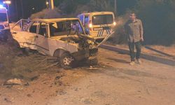 Burdur'da polisin 'dur' ihtarına uymayan sürücü kaza yaptı, 10 kişi yaralandı