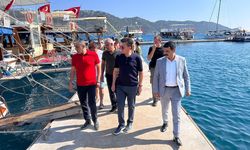 Demre'de inşa edilen iskele tamamlandı