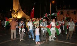 Gazze'de gazetecileri öldüren İsrail, Antalya'da protesto edildi