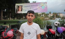 Hatay'da 5 yaşındaki Yağmur için gökyüzüne balonlar bırakıldı