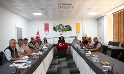 Mersin Silifke'deki orman yangınına ilişkin toplantı yapıldı