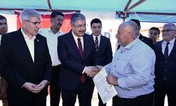 Osmaniye'de yapımı tamamlanan 27 köy evi depremzedelere teslim edildi