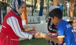 Türk Kızılay Hatay Şubesi afetzede çocuklara moral etkinliği düzenledi