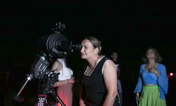 Mersinliler, meteor yağmurunu gözlem şenliğinde izledi