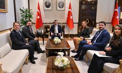 Cevdet Yılmaz, Kaspi.Kz CEO’su Ve Hepsiburada Yönetim Kurulu Başkanı Mikheil Lomtadze’yi Kabul Etti