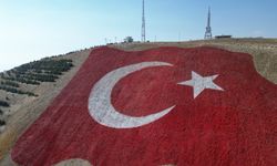 Dünyanın En Büyük Türk Bayrağı Ahır Dağı'na Yapıldı