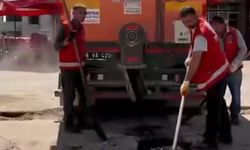 Elbistan Yaş Sebze ve Meyve Toptancı Hali’nde Yama Çalışmaları Devam Ediyor