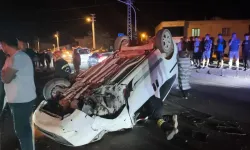 Feci Kaza: Takla Atan Araçta 5 Kişi Yaralandı