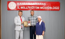 Hayırsever Tahsin Şimşek ve Ailesinden İl Millî Eğitim Müdürlüğüne Ziyaret