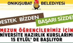 Onikişubat Belediyesi’nin Ücretsiz Üniversite Hazırlık Kursu’nda Yeni Dönem Başlıyor