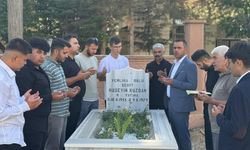 Ülkü Ocakları Afşin İlçe Başkanlığı, Ülkücü Şehit Hüseyin Kuzdan’ı Kabri Başında Andı