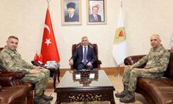 Vali Ünlüer, Tümgeneral Gülmüş’ü Makamında Ağırladı