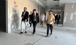 600 Yataklı Devlet Hastanesi İnşaatında İncelemeler Yapıldı