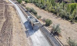 Afşin Dokuztay’da 6 Kilometrelik Yol Yenilendi