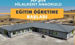 Afşin’de Yeni Hilalkent Anaokulu Eğitime Başladı
