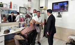 Aksu Kaymakamı Aydın, Ahilik Haftası kapsamında esnafı ziyaret etti