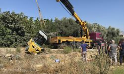 Alanya'da devrilen forkliftin altında kalan sürücü yaşamını yitirdi
