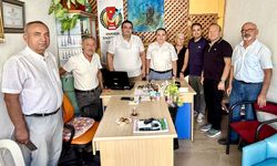 Anamur Kaymakamı Kemal Duru Gazeteciler Cemiyetini ziyaret etti