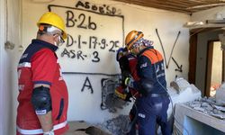 Burdur'da 5,7 büyüklüğünde deprem senaryosuyla tatbikat gerçekleştirildi