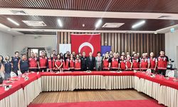 Burdur'da ilk akreditasyonlu arama kurtarma ekibine armaları takdim edildi