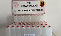 Hatay'da 200 litre kaçak etil alkol ele geçirildi