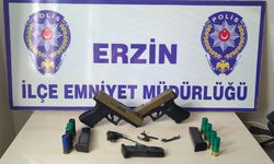 Hatay'da ruhsatsız silah operasyonunda 2 şüpheli tutuklandı