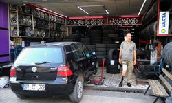 İş hayatından kopmayan gazi 21 yıldır protez bacağıyla dükkanının yolunu tutuyor