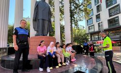 Kumluca'da öğrencilere trafik güvenliği eğitimi verildi