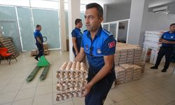 Mersin'de son kullanma tarihi geçmiş 60 bin yumurta ele geçirildi
