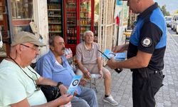 Mersin'de vatandaşlar polis ekiplerince bilgilendirildi