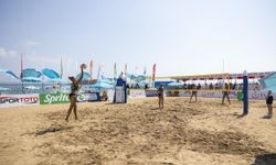 Voleybolda Bioderma Pro Beach Tour Mersin etabında ilk gün maçları oynandı