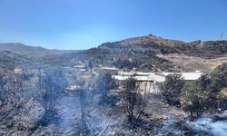 Antakya’da bahçe yangını