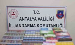 Antalya’da kaçak sigara operasyonu