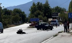 Gölhisar’da motosiklet ile otomobil çarpıştı: 1 yaralı