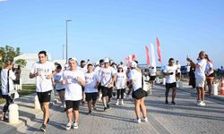 Manavgat kıyılarında "Mavi Hareket Koşusu"