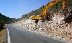 Pazarcık’ta yol çalışması