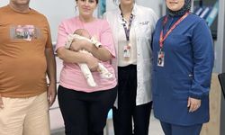 Riskli gebeliği bulunan anne sağlıklı şekilde bebeğini dünyaya getirdi