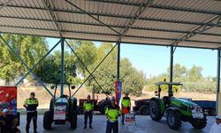 Serik’te jandarmadan tarım aracı sürücülerine eğitim