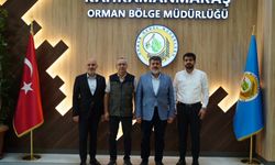 AK Parti İl Başkanı Gül ve Heyetten Orman Bölge Müdürlüğü Yerleşkesine Ziyaret
