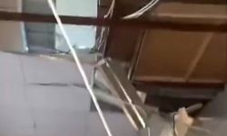 Asma Tavan Kısmen Çöktü, 1 Kişi Yaralandı