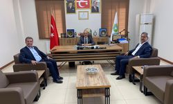 Eski Belediye Başkanı Okumuş ve Emekli Emniyet Müdürü Kıraç’tan Başkan Koray Kıraç’a Ziyaret