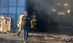 İş Yerinde Yangın Meydana Geldi