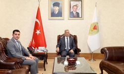 Vali Ünlüer, Cumhuriyet Savcısı Soyhan’ı Makamında Kabul Etti