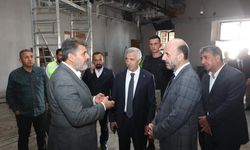 Abdülhamithan Gençlik Merkezi İnşaatına Ziyaret
