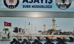 Adana'da 5 ruhsatsız tabancayla yakalanan şüpheli tutuklandı