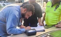 Adana'da ters yönde giden otomobilin sürücüsüne 46 bin 621 lira ceza kesildi