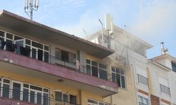Antalya'da evde çıkan yangın hasara neden oldu