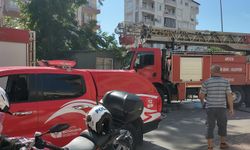 Antalya'da evde çıkan yangında hasar oluştu