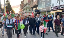 Burdur'da Küresel Sumud Filosu'na saldırı protesto edildi